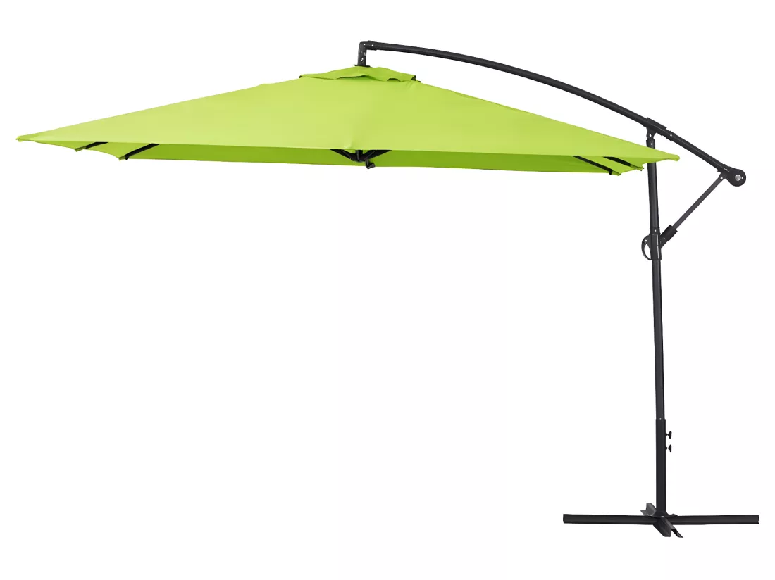 Parasol jardin déporté Alu 
