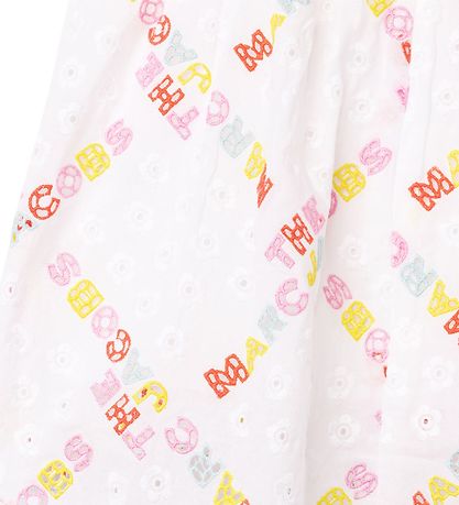 Little Marc Jacobs Top - The Baby Doll Top - Hvid/Pastel m. Blon