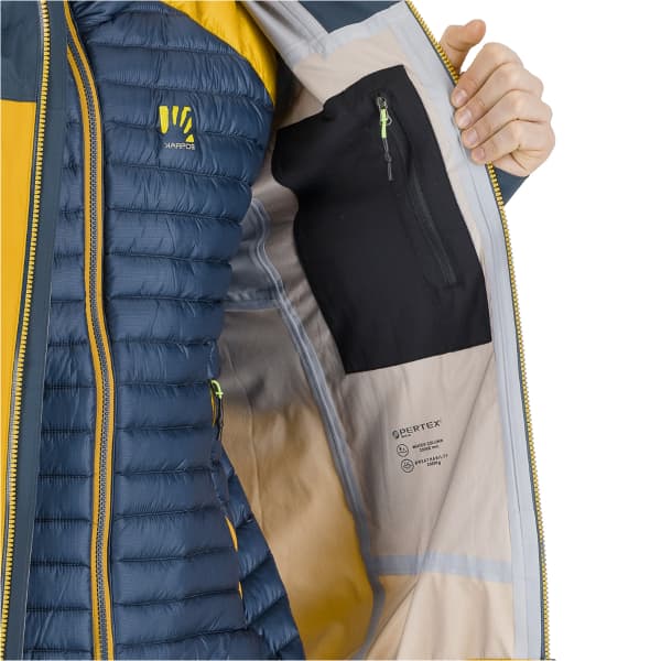 Veste ski de randonnée KARPOS VALSESIA SHELL JKT GOLDEN/MIDNIGHT