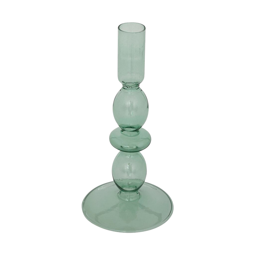 Chandelier BULLES en verre vert H 19.5cm