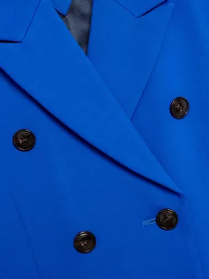 Blazer Hilfiger Monotype de Abotoamento Duplo