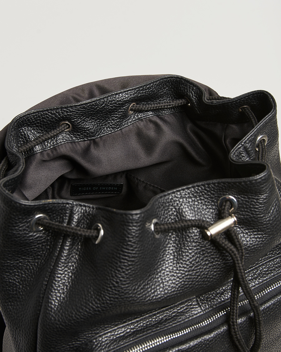 Tiger of Sweden Baha Leather Backpack Black