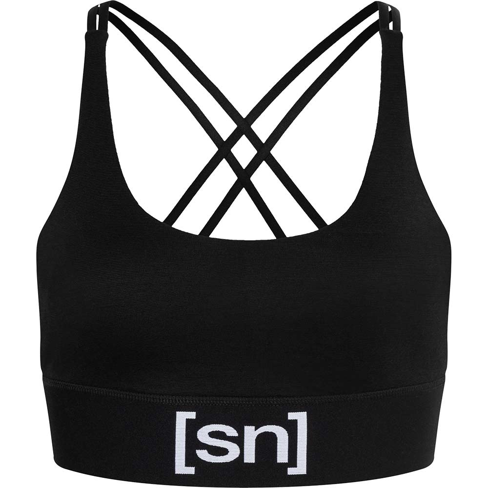 super.natural Super Top Sport BH Damen jet black