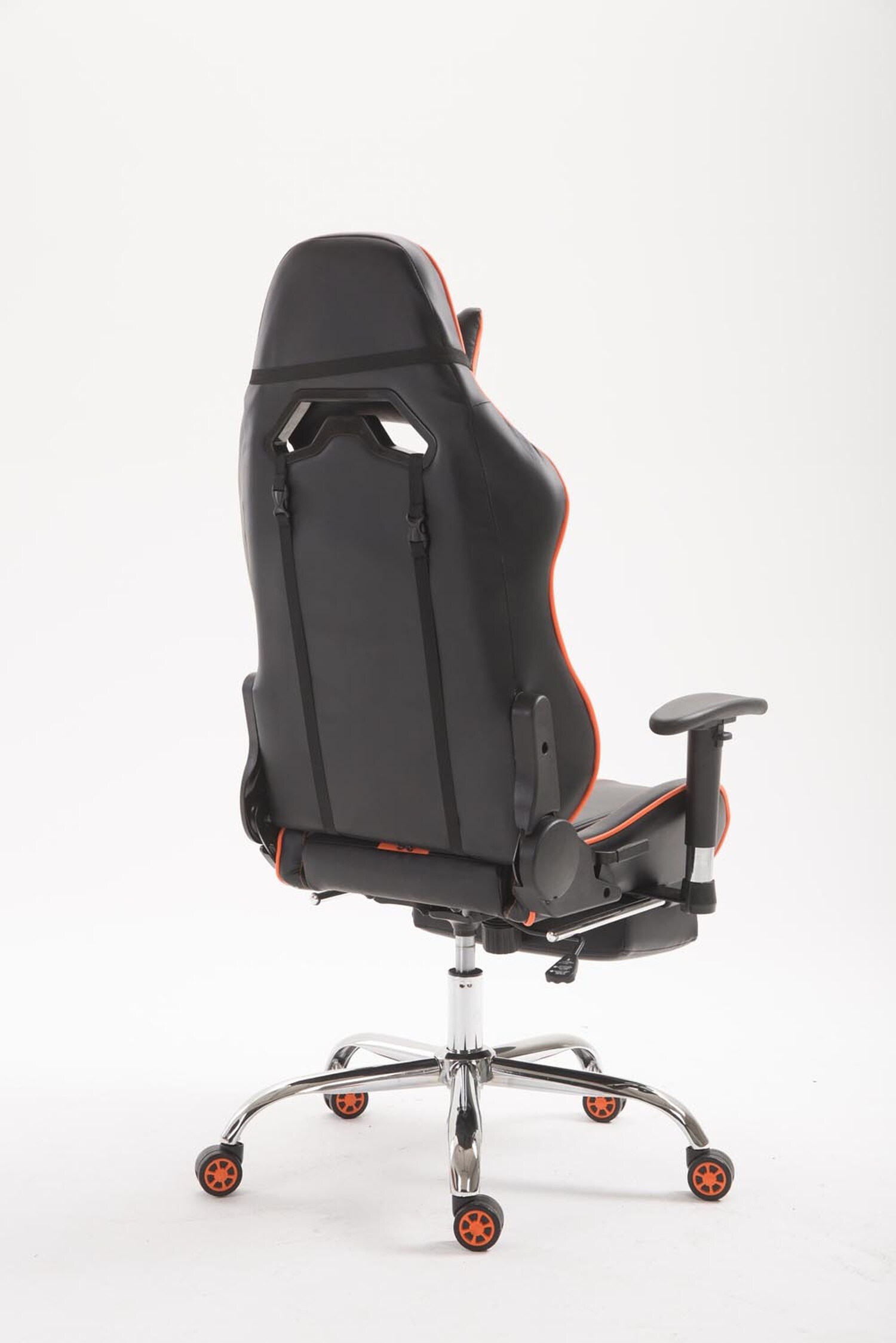 TPFLiving Racing Bürostuhl Limitless mit FußablageSchwarz/Blau