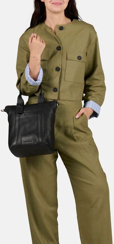 Burkely - Soft Skylar - Shopper - Zwart - Leer