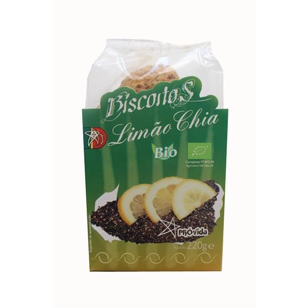 Biscoitos De Limão E Chia Bio