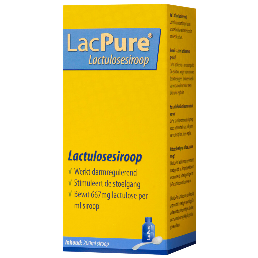 Lacpure Lactulosesiroop 200 ml
