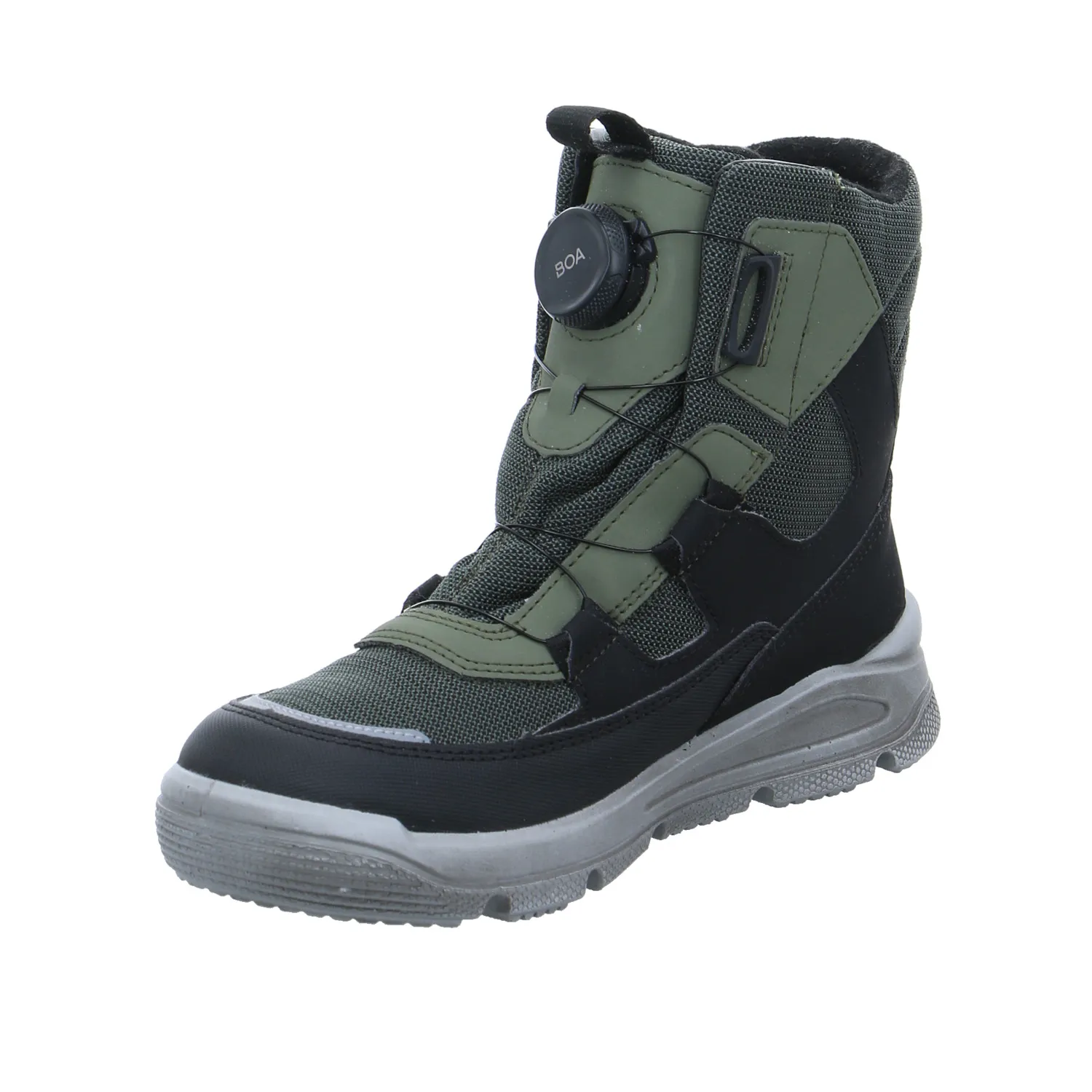 SUPERFIT Jungen- Snowboot Membran Olive Textil  Winterstiefel