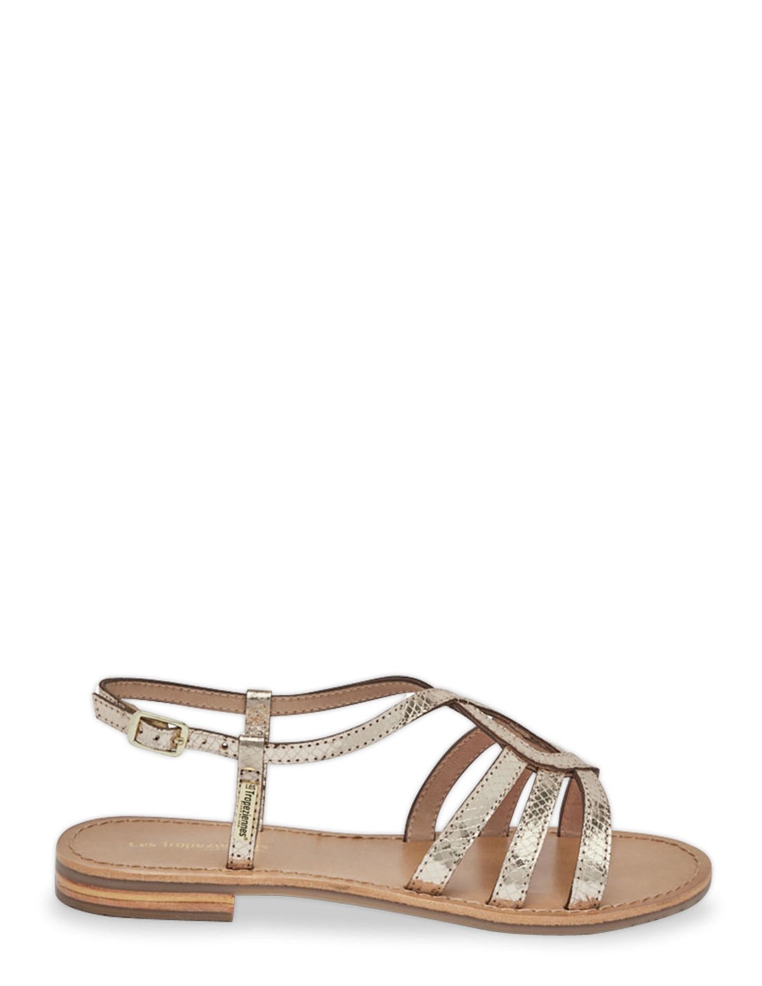 Les tropeziennes par M.Belarbi Sandales Femme Hemily Cuir Or