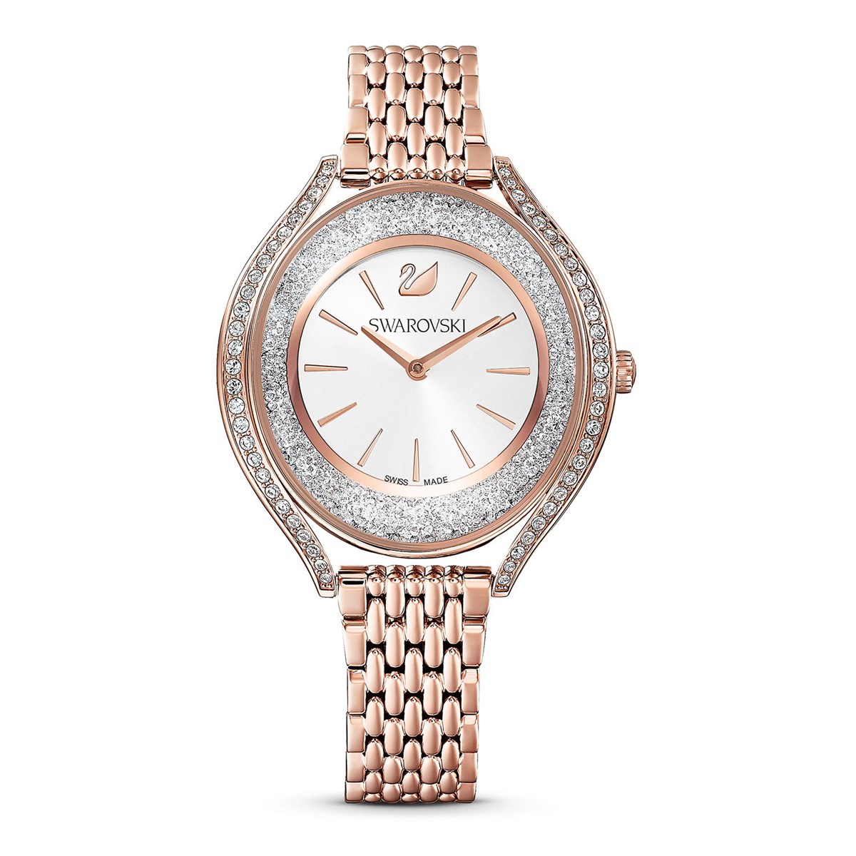 Montre femme Swarovski Crystalline Aura rosée