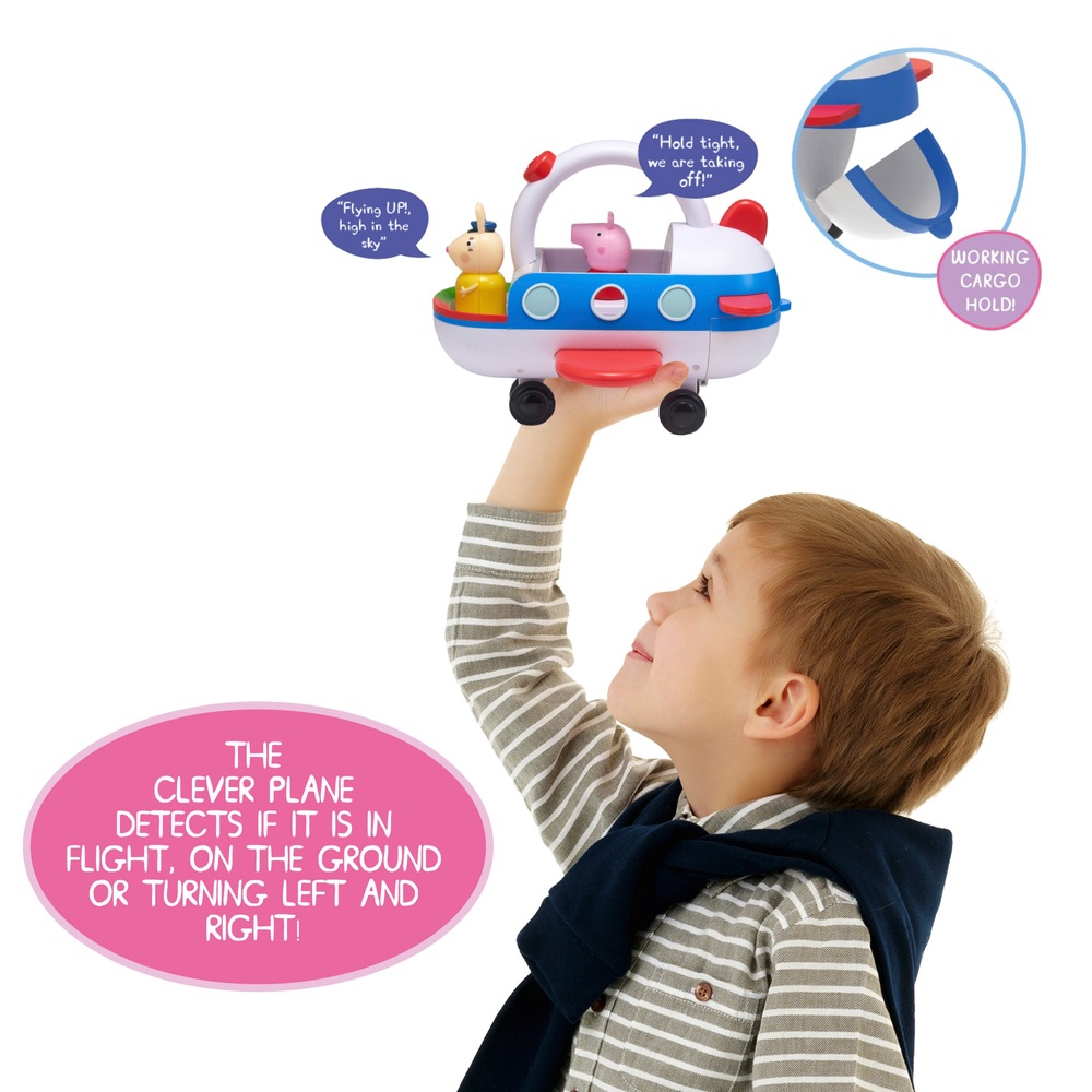 Peppa Pigs cleveres Flugzeug