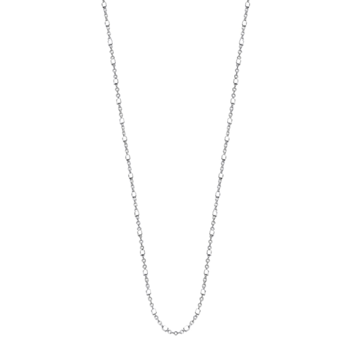Collier Lotus en argent petits cubes