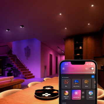 Philips Hue white and colour ambiance GU10 5,7W, 3 stuks