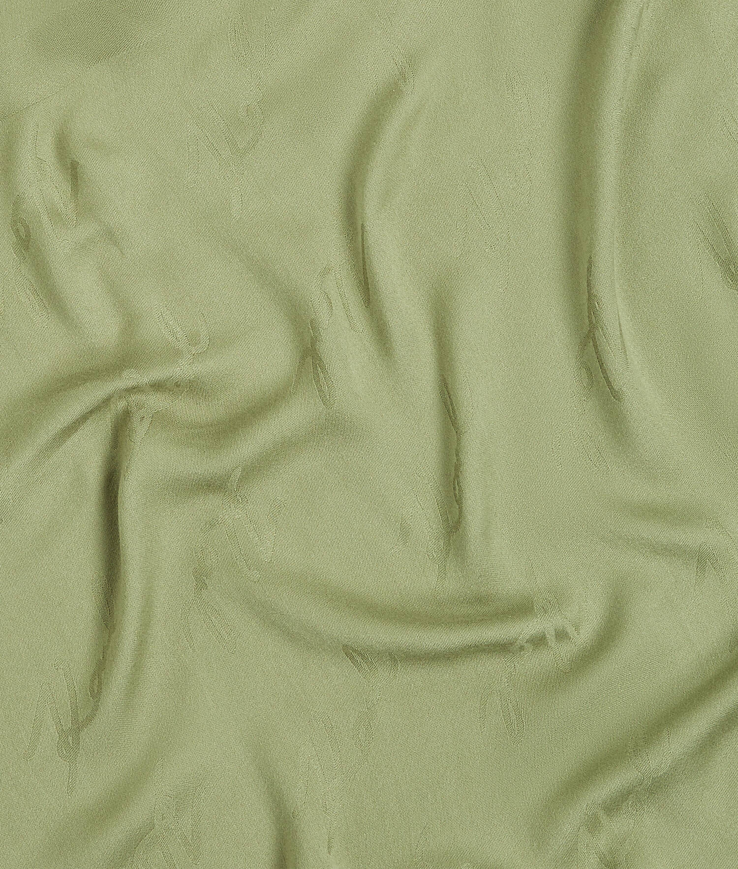 ÉCHARPE EN JACQUARD K/SIGNATURE - Vert d'huile