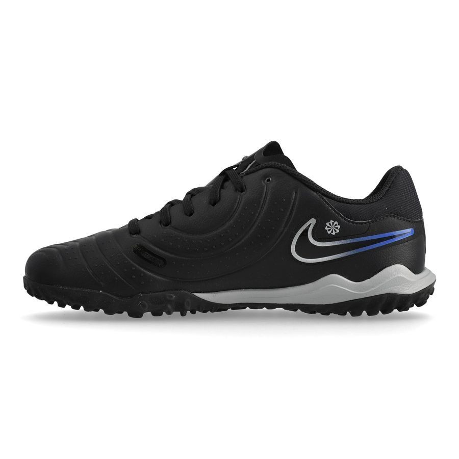 Nike Tiempo Legend 10 Academy TF Shadow - Noir/Chrome/Bleu Enfant