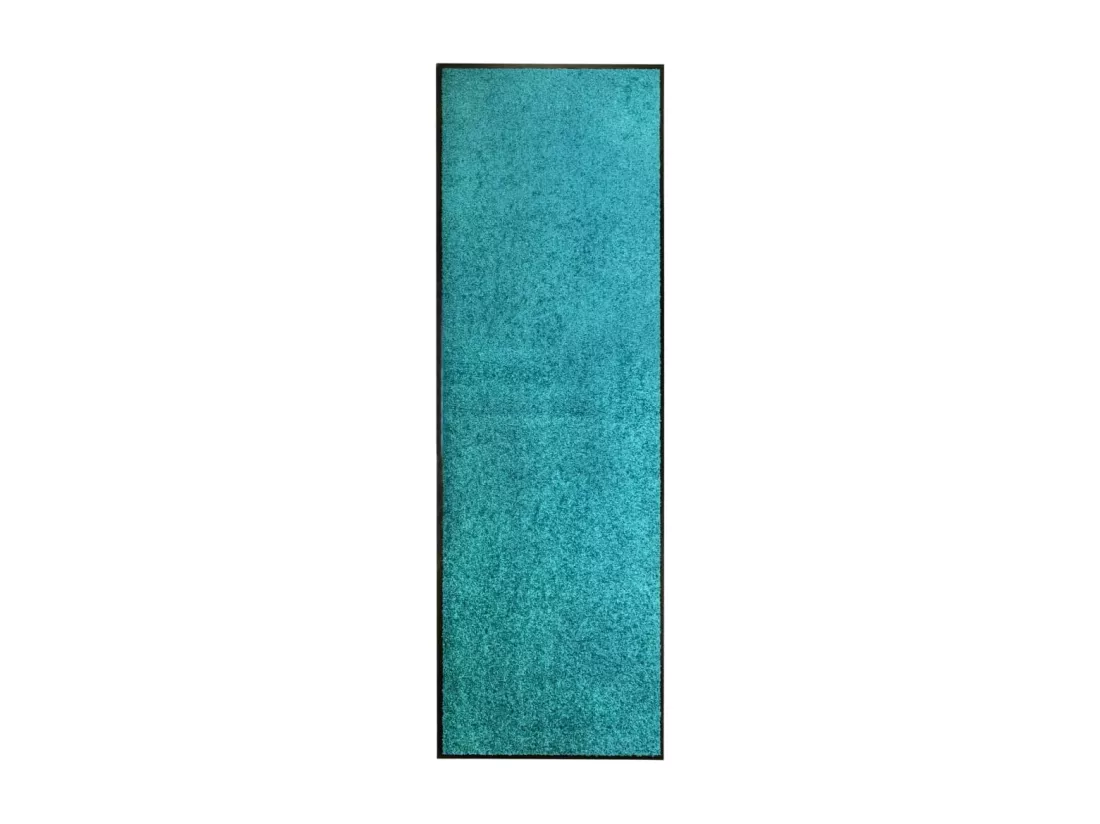 Paillasson lavable Cyan 60x180 cm