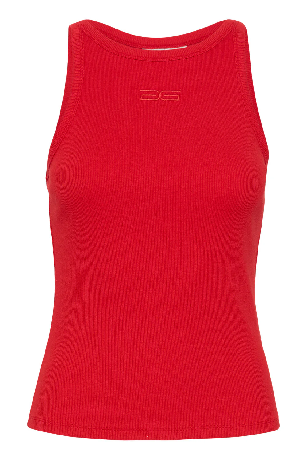 GESTUZ  Drew sl logo tanktop - Haute Red