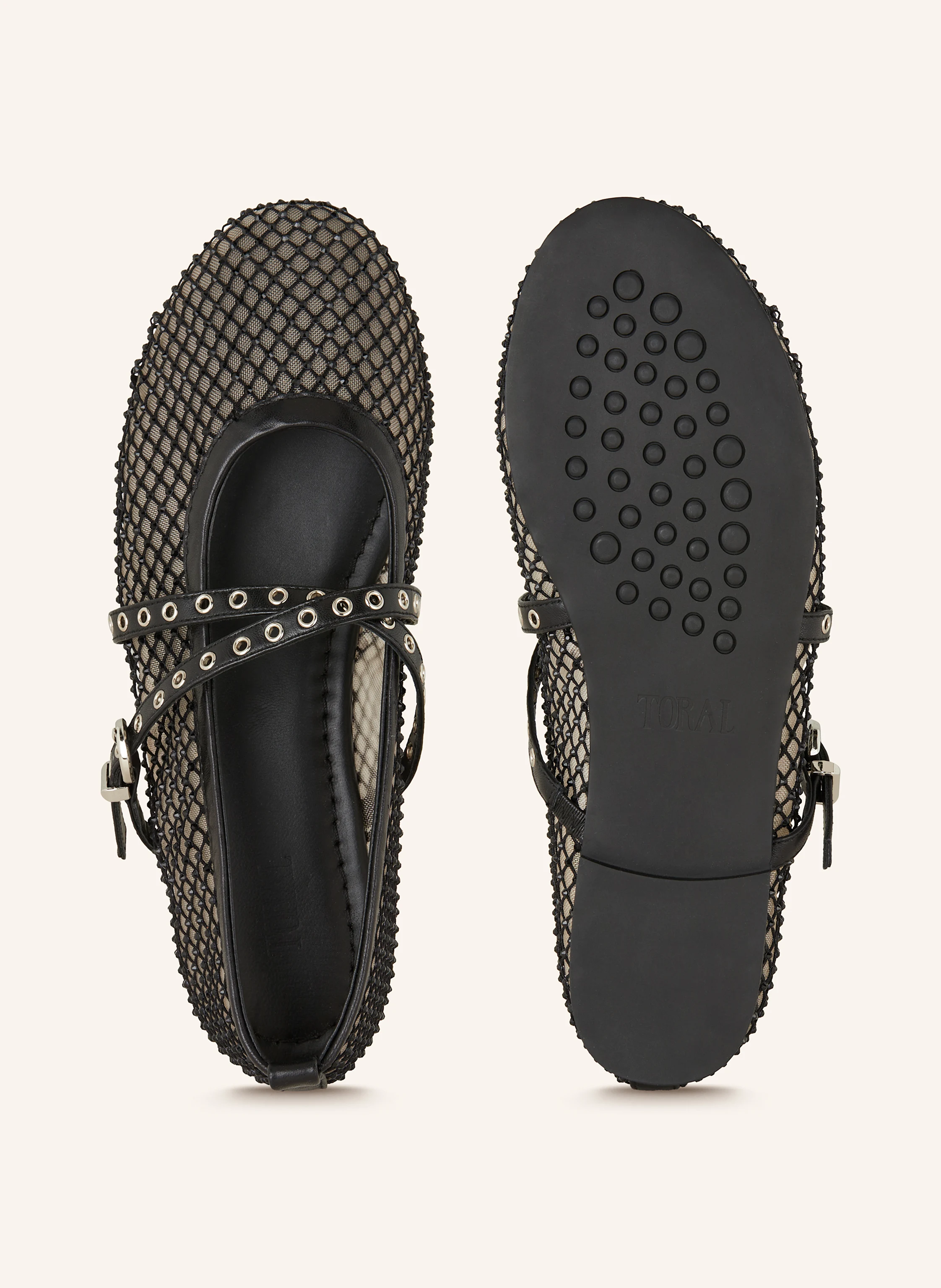 Toral Mary-Jane-Ballerinas VILMA mit Schmucksteinen