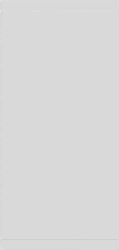 vidaXL - Dressoir - Wit - Bewerkte Hout - 4 Lades - 2 Deuren