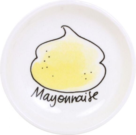 Blond Amsterdam serveerschaal Snack mayonaise D 8 H 1,5 cm