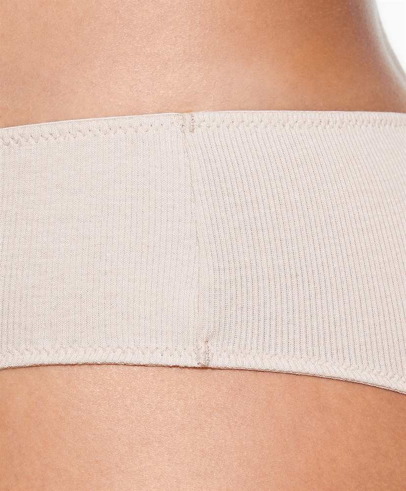 pares de calcinhas tipo culote em algodão canelado