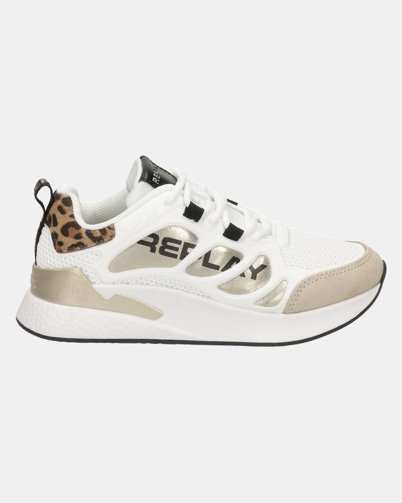 Replay Maze Jr. Lage sneakers  - beige