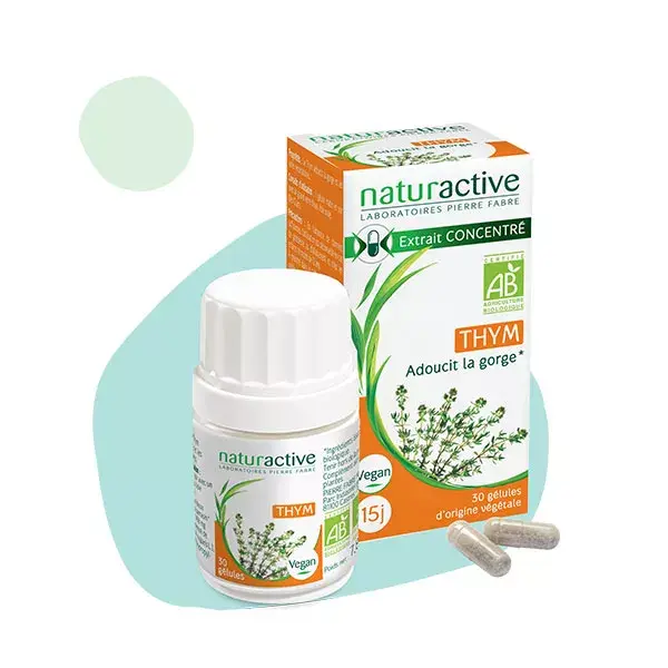 Cápsulas de Tomilho Orgânico Naturaactive