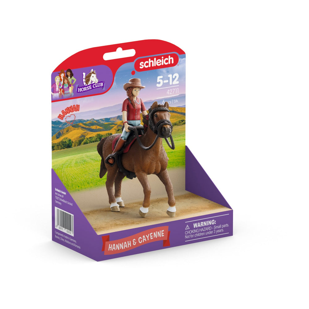 Køb Schleich Horse Club Hannah & Cayenne