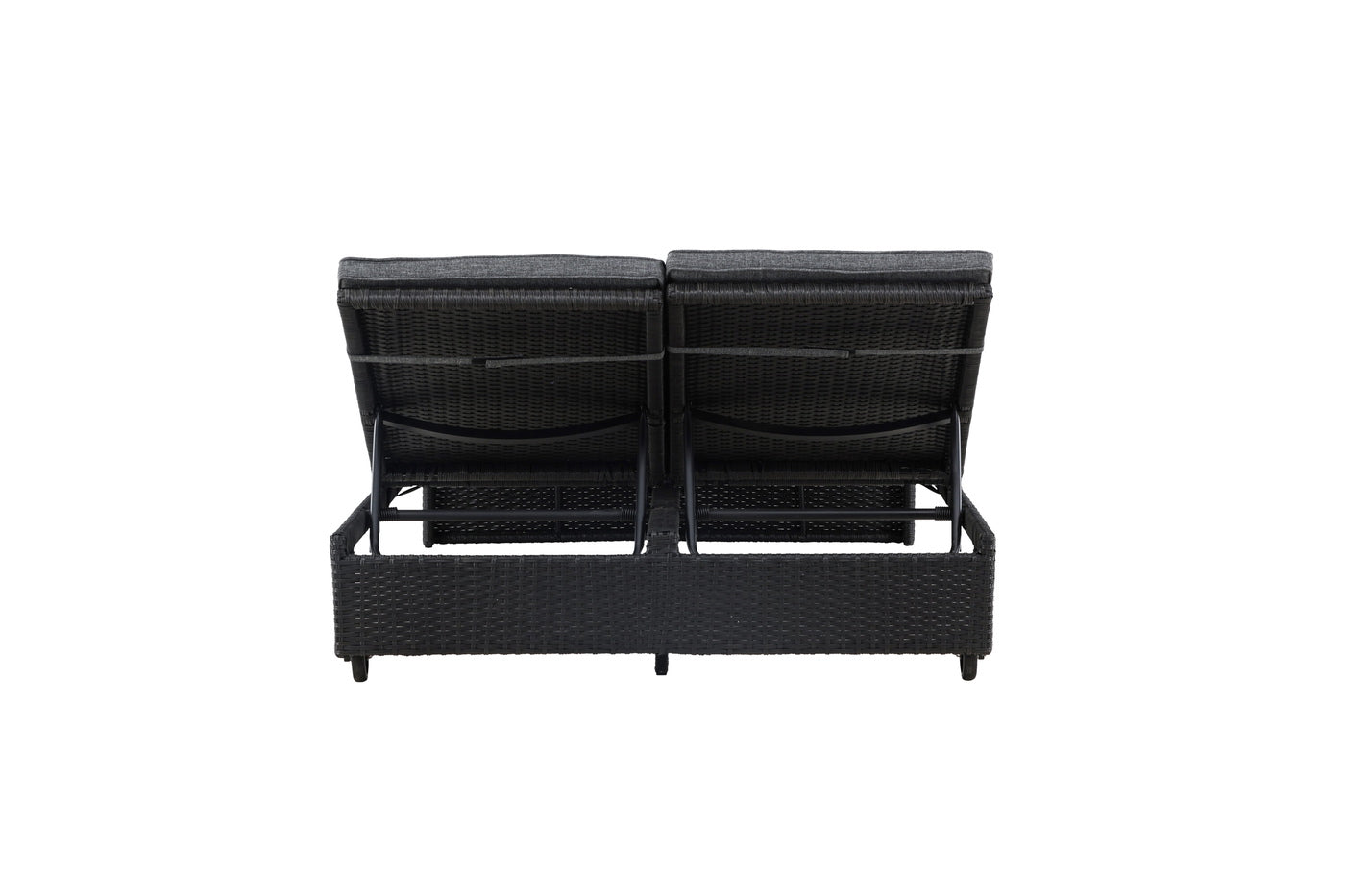 FjÃ´rd - Lounge Ligbed Zwart|Donkergrijs - Spunpolyester - London