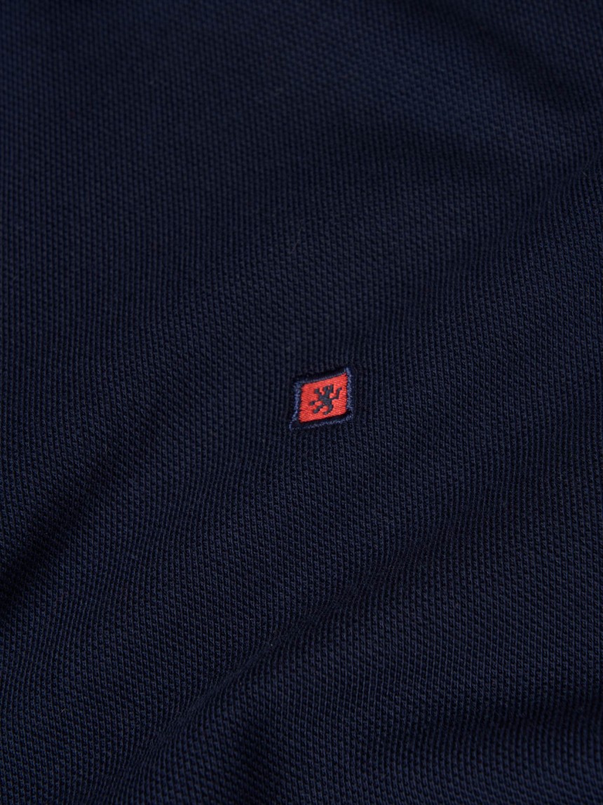 Polo piqué regular fit de algodão