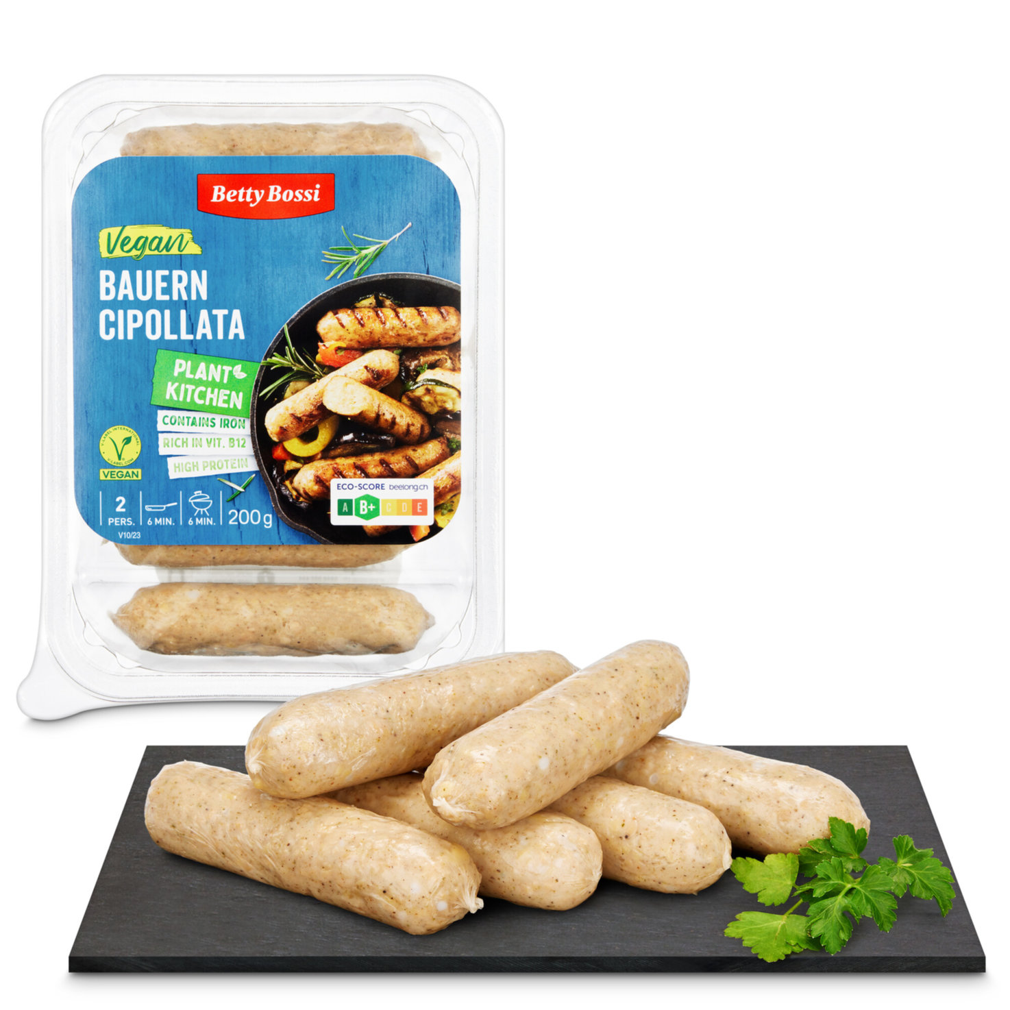 Betty Bossi Plant Kitchen vegane Alternative zu Bauern Cipollata -