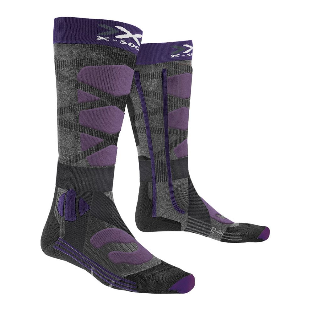 X-Socks SKI CONTROL 4.0 - Chaussettes Femme noir/violet