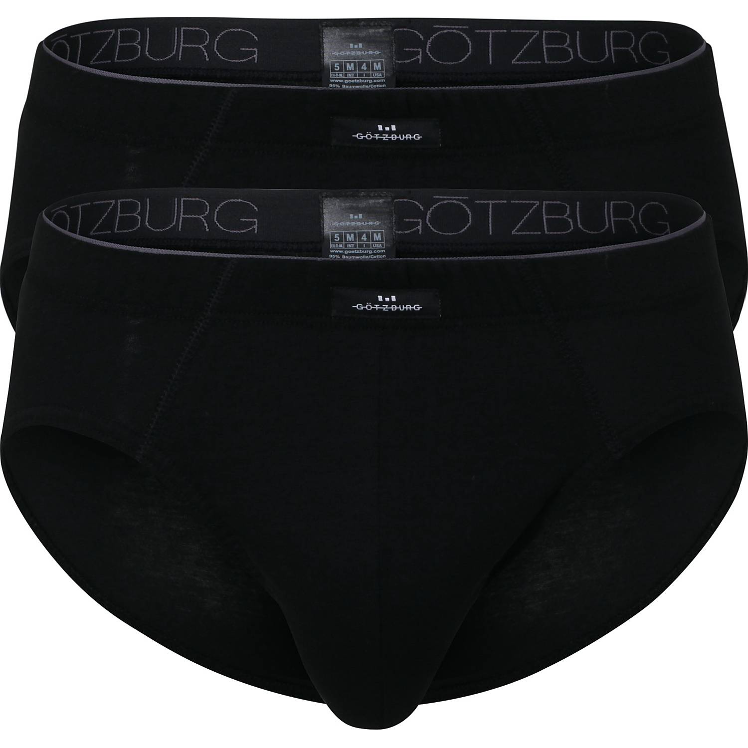 Götzburg Single-Jersey Herren-Slip im 2er-Pack