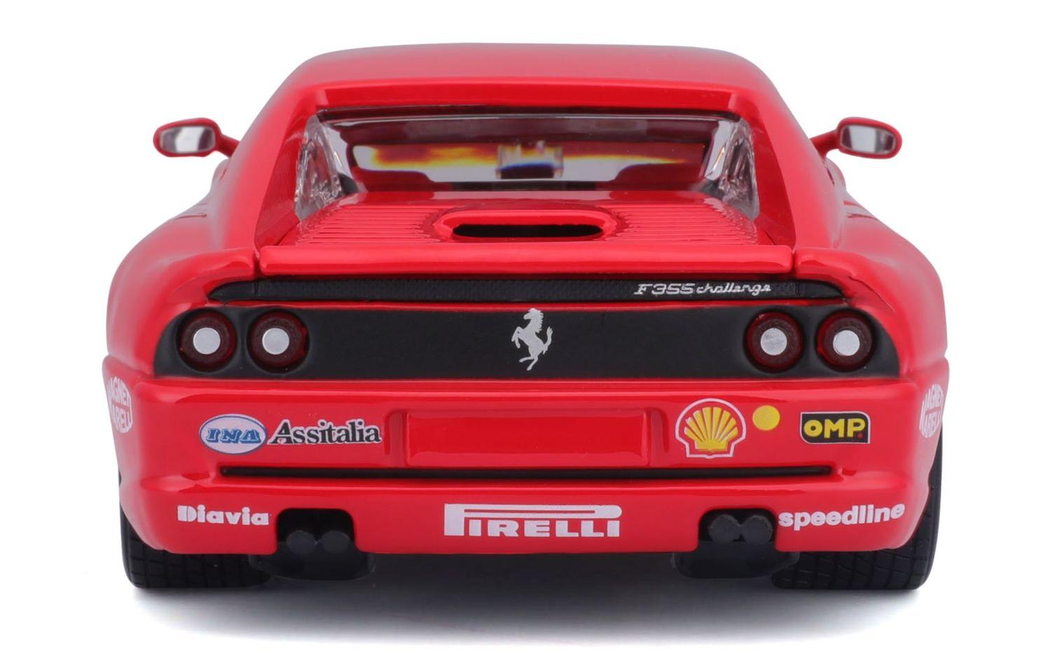 Ferrari Racing F355 Challenge Rot 1:24Sammlermodell im Massstab 1:24