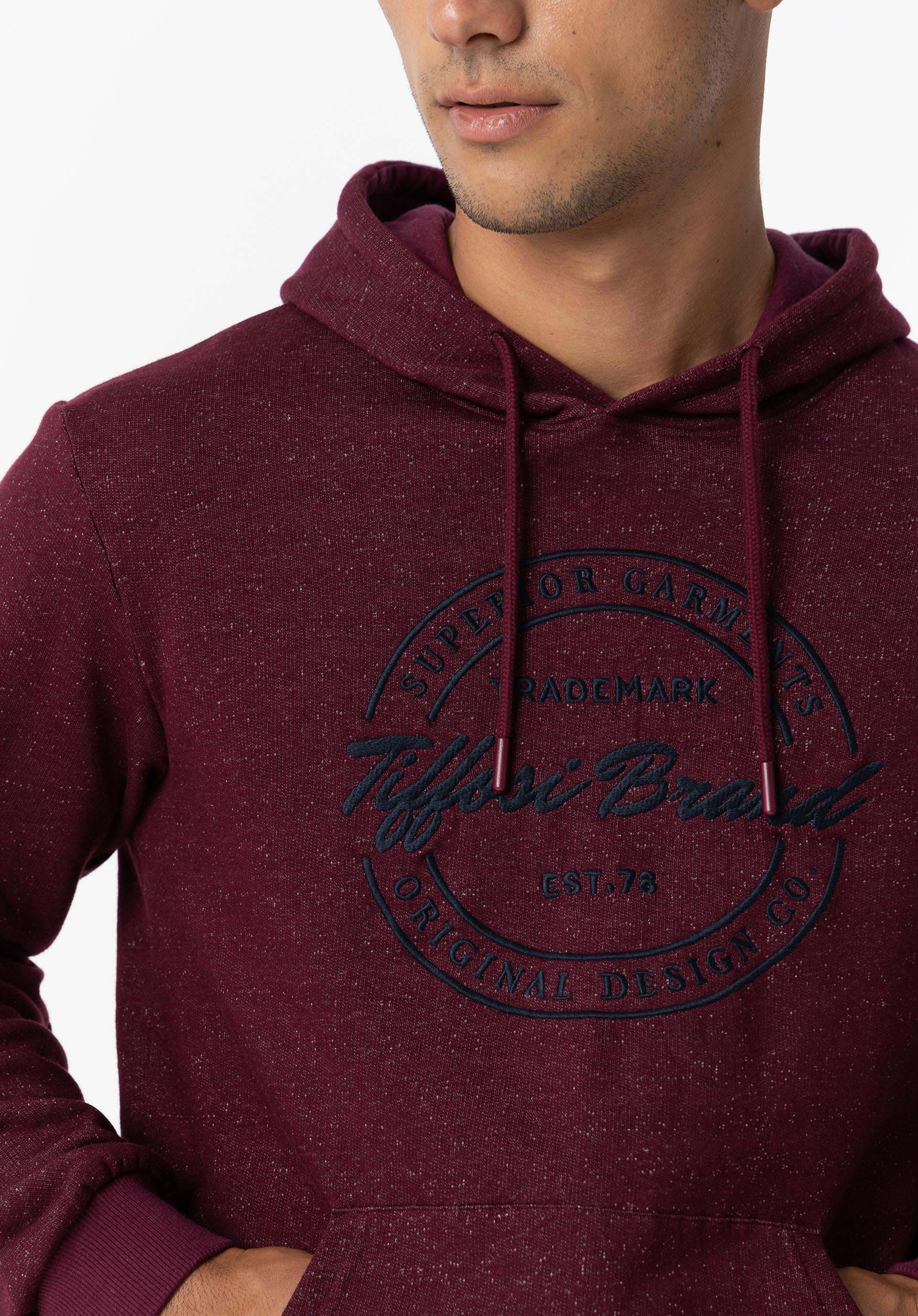Hoodie com Bordado Frontal