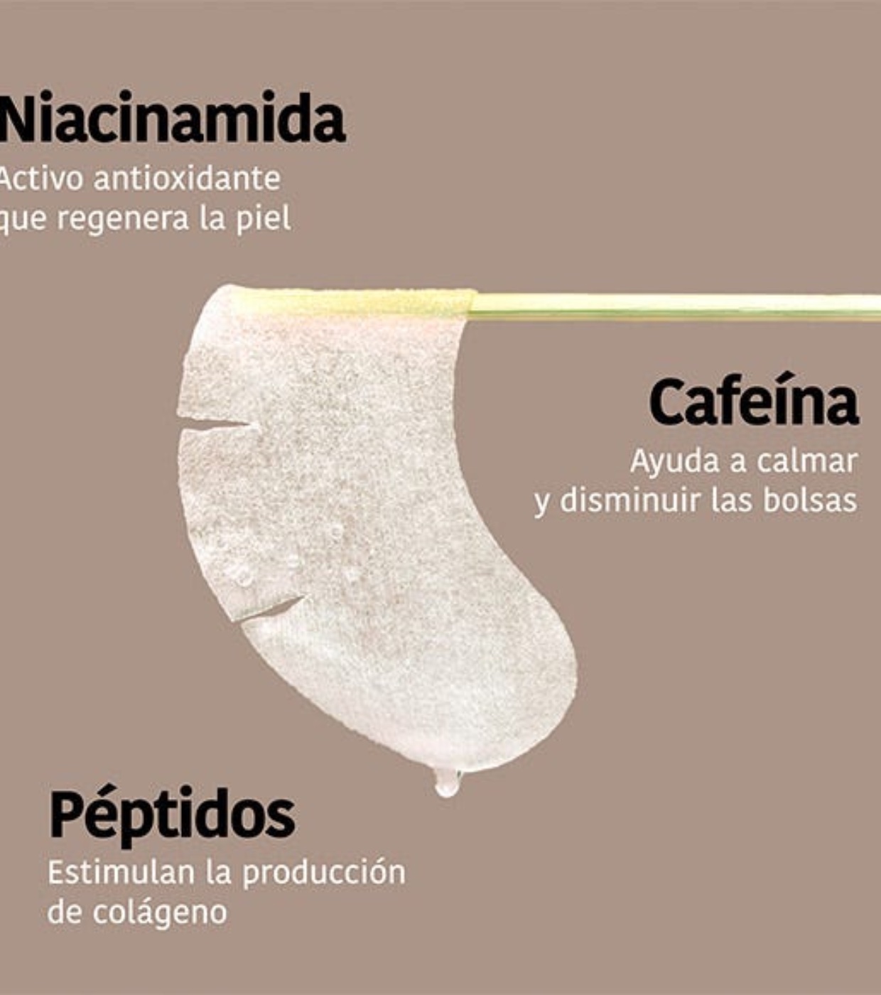 Iroha Nature - Pacote de adesivos antirrugas, anti-inchaços e iluminadores Global Eye Care - Niacinamida, cafeína e peptídeos