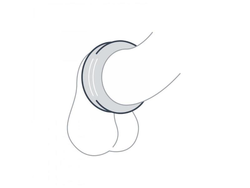 Boners Penisring Ribbed Cock Ring Klassischer Penisring
