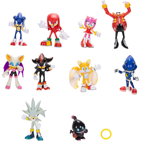 Sonic figurer 6 cm 10-pak
