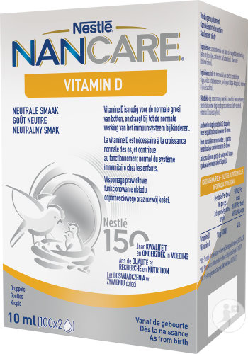 Nestlé NanCare Vitamine D Gouttes Complément Alimentaire Nourrissons 10ml