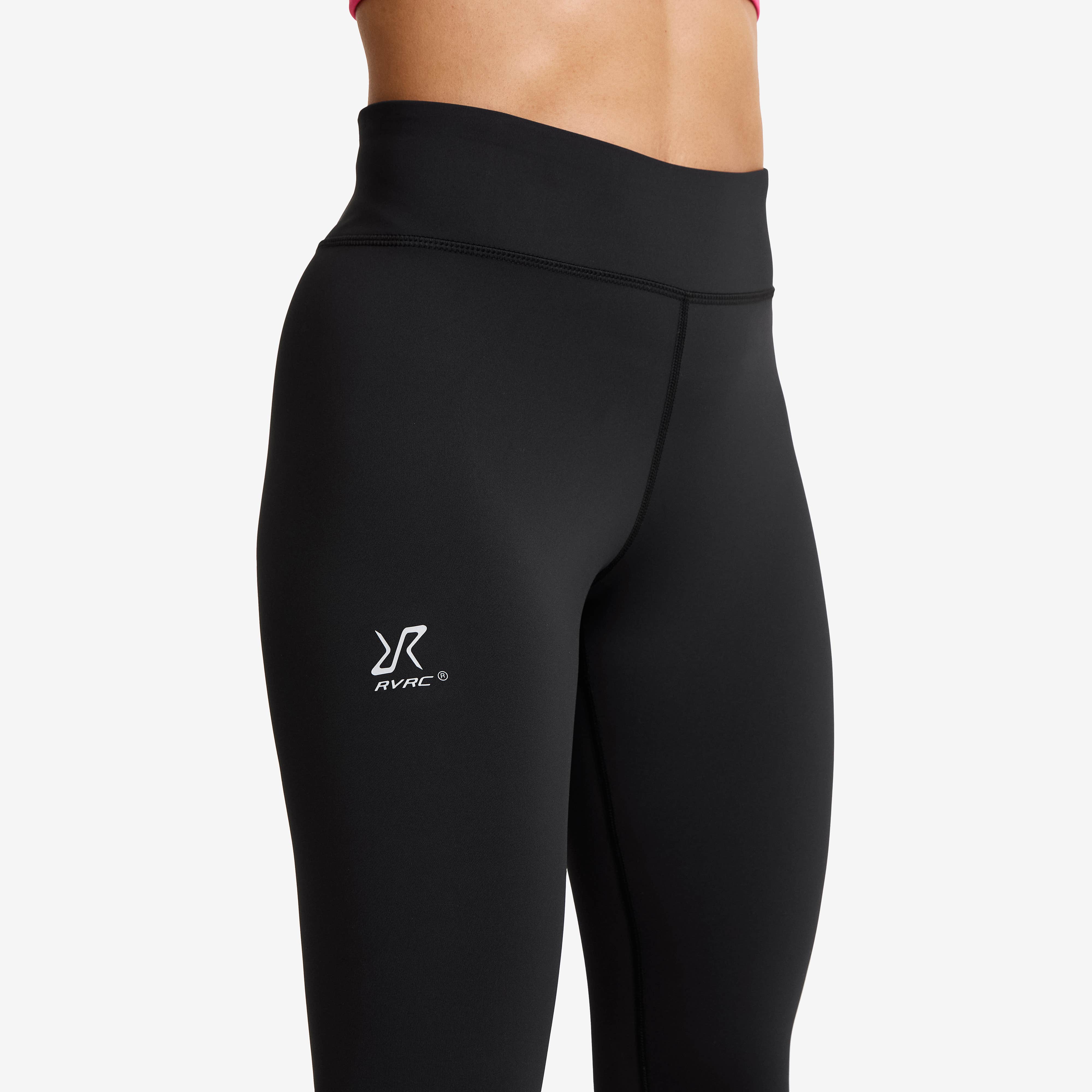 Flow High-waisted Capri Leggings Dame Black