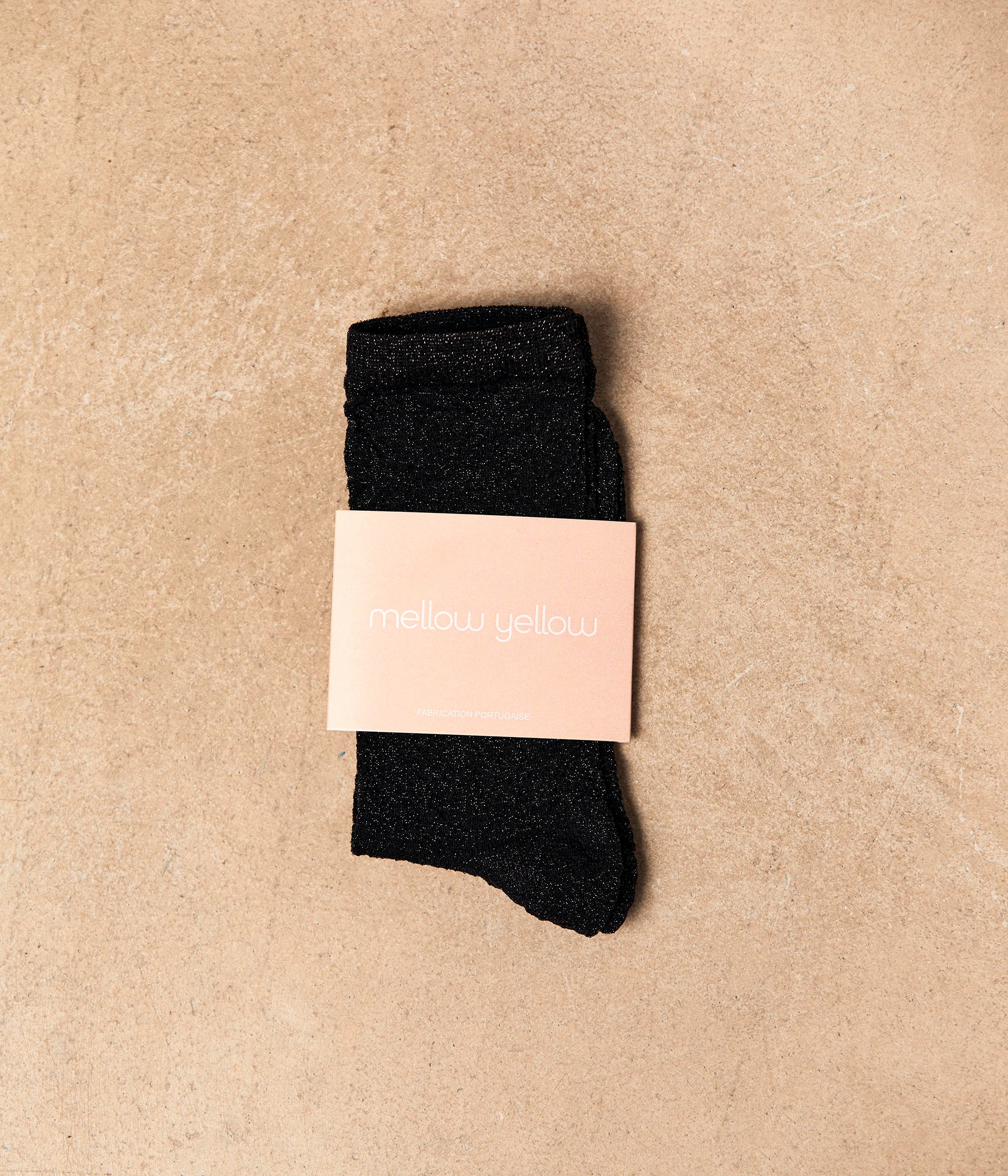 Chaussettes noires pailletées Cyrielle