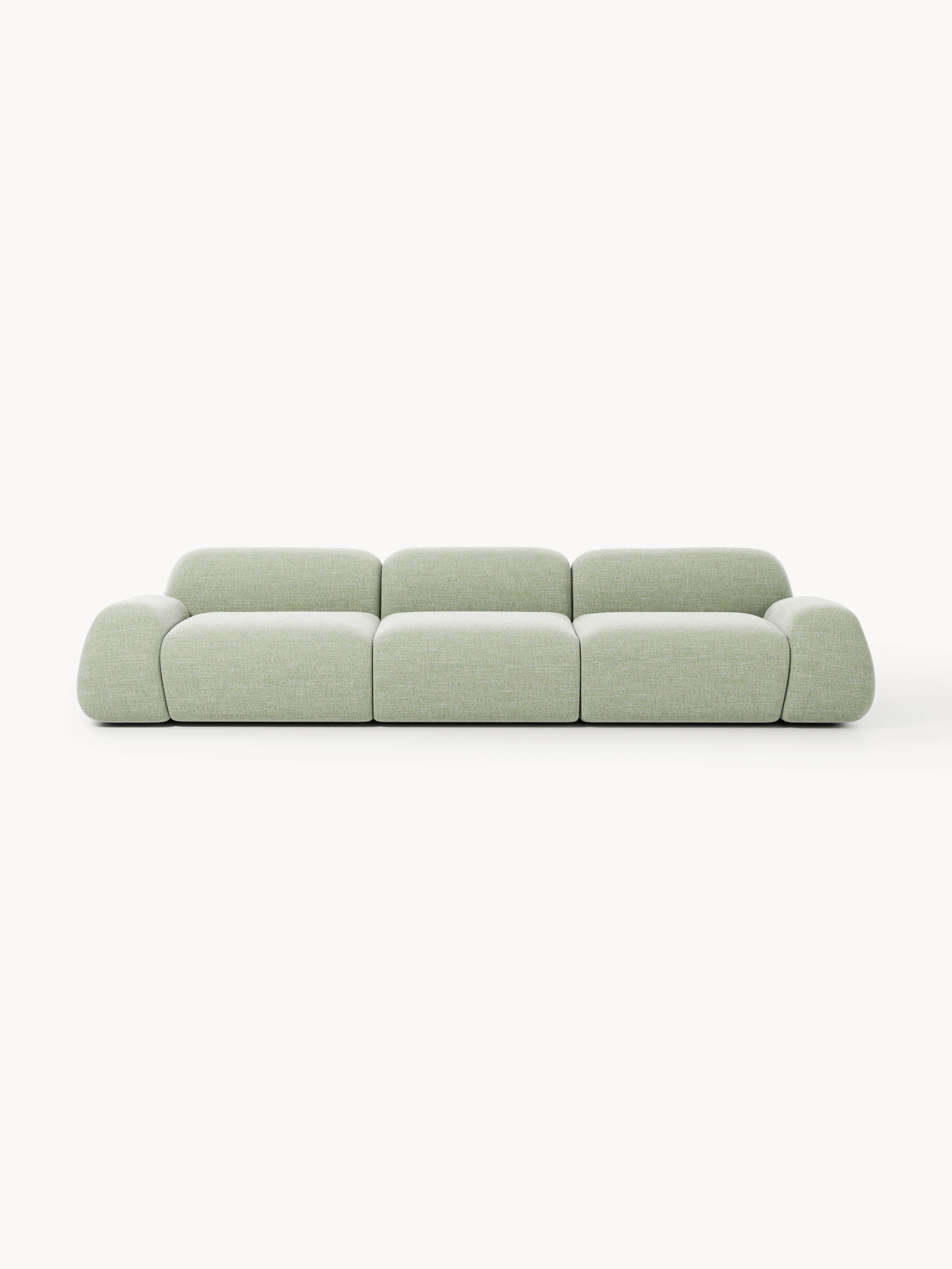 Modulaire bank Wolke (4-zits) van bouclé