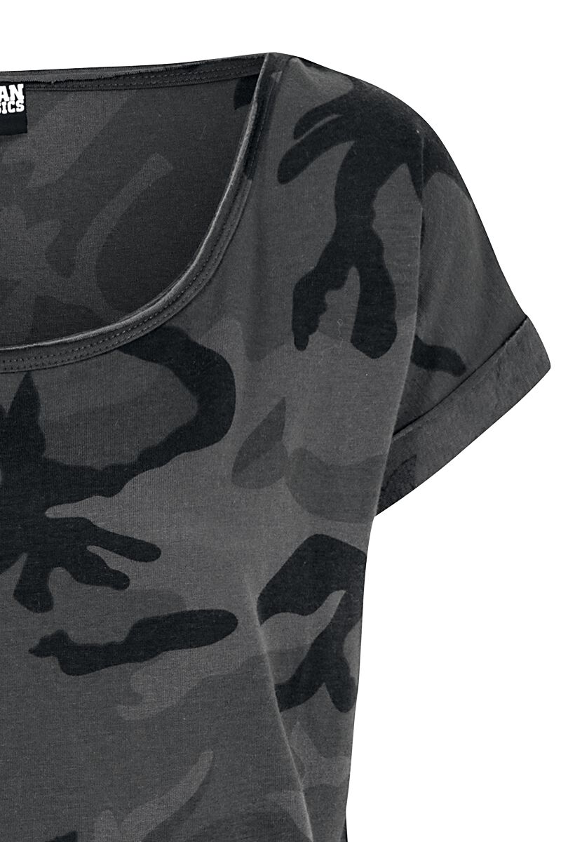 T-shirt Camouflage Back Shaped | Urban Classics T-Shirt Manches courtes