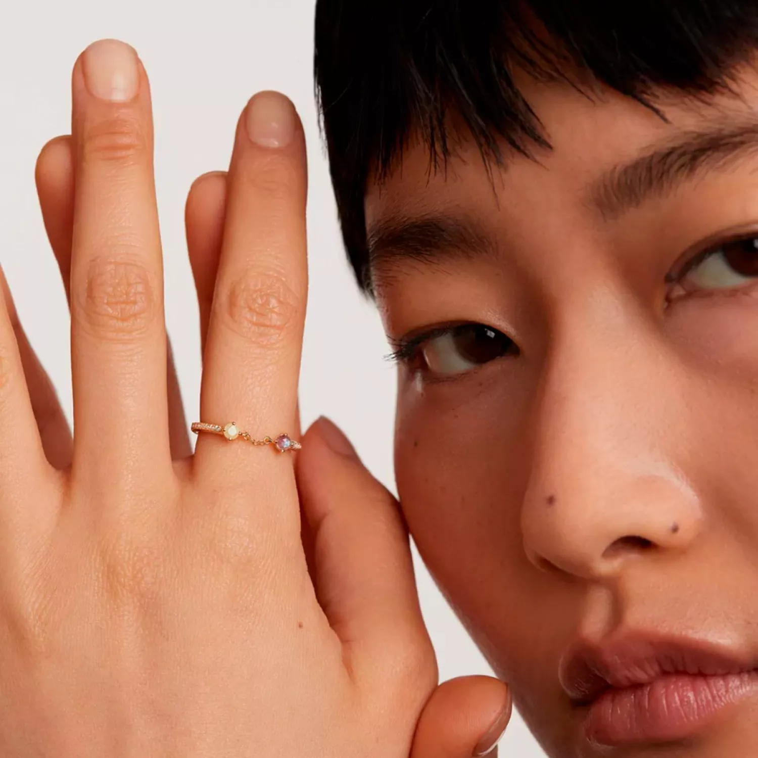 PDPAOLA Zena Ring 18 kt. Forgyldt Sølv AN01-652