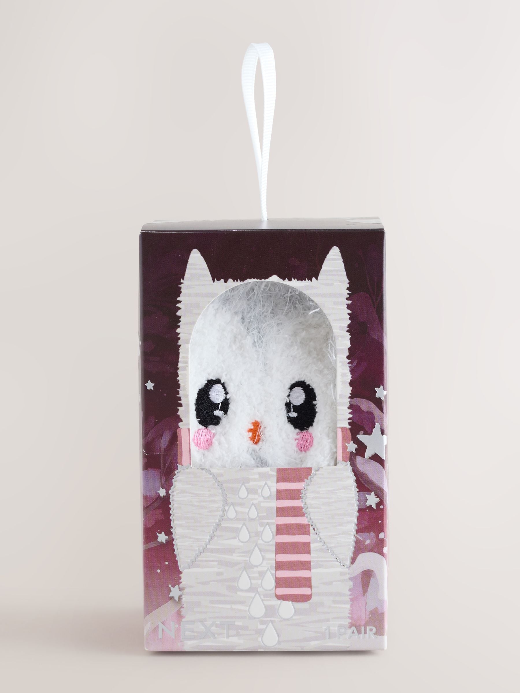 Mooie Uil - 1 paar behaaglijke enkelsokken in een geschenkdoos