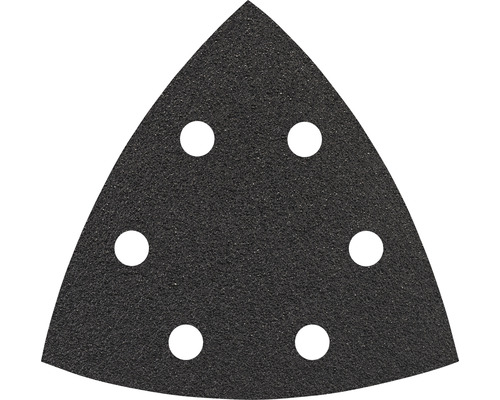 Schuurvel voor Bosch F355 deltaschuurmachine, 93x93x93 mm, korrel 80, 6-gats, 50 stuks