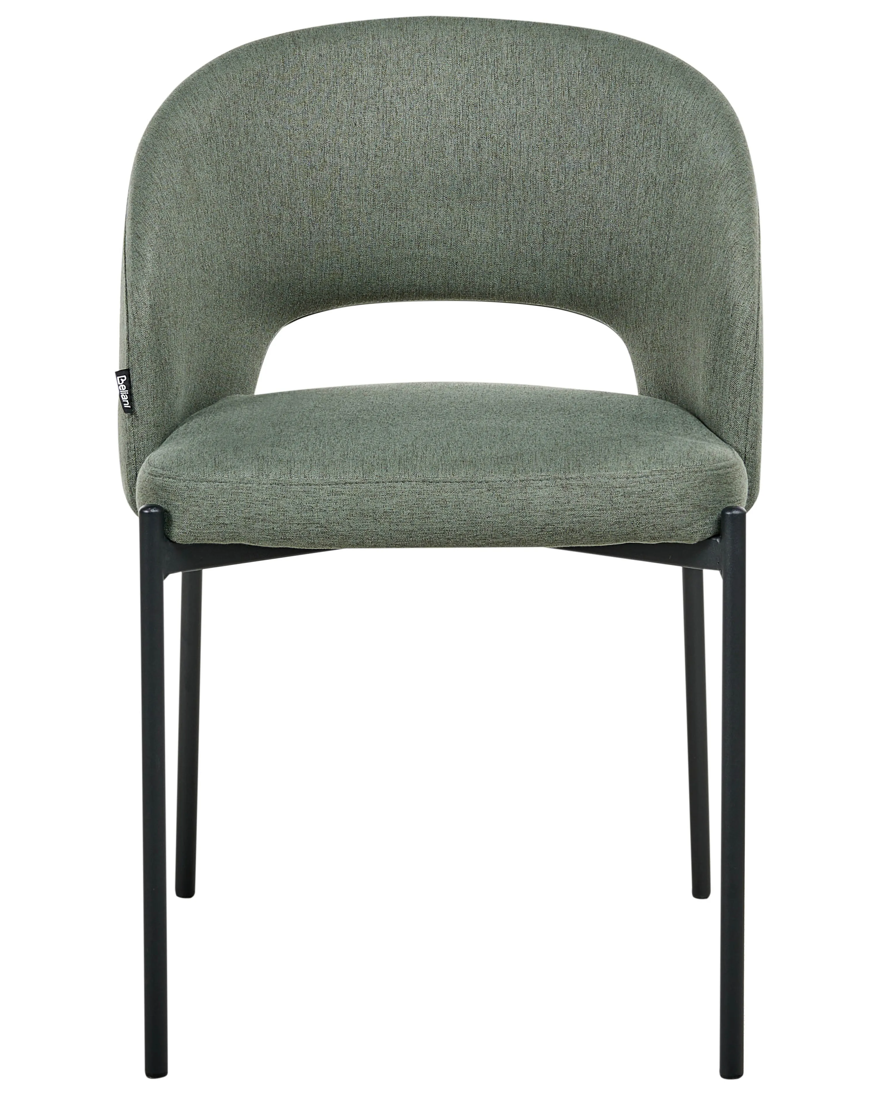 Set van 2 eetkamerstoelen PENNY Stof Donkergroen