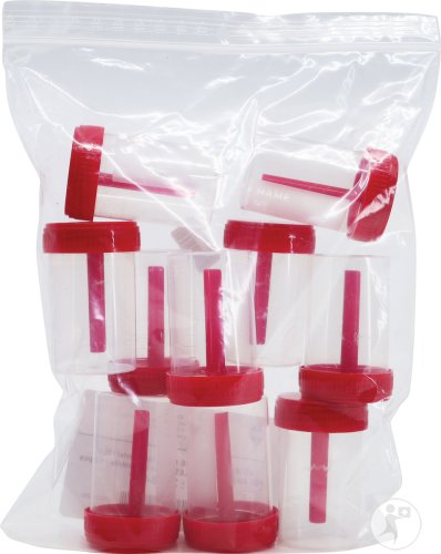 Pot Analyse Fécales 60ml 10 Pièces