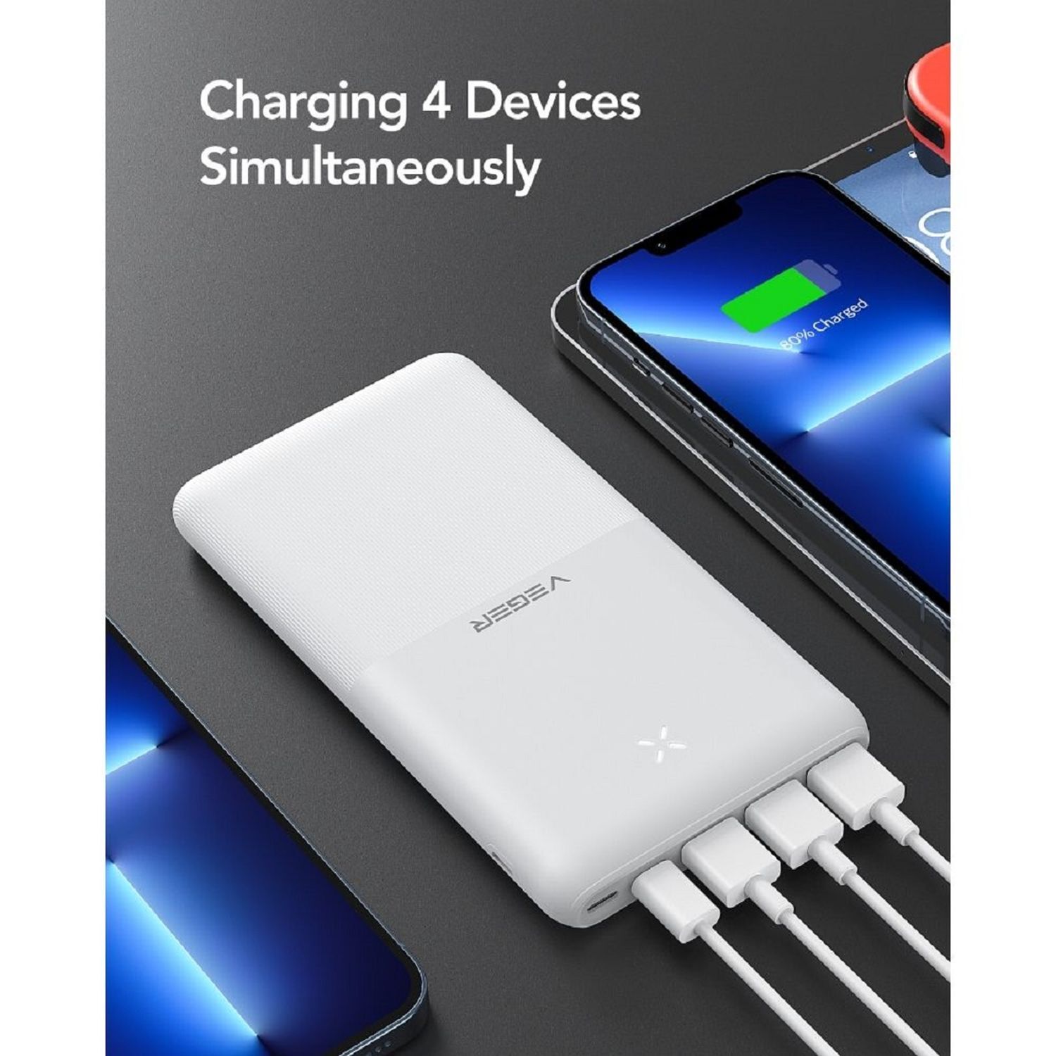 Power Bank S22 - 20 000mAh LCD Quick Charge PD 20W Micro-USB