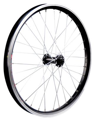 ROUE VELO E BIKE/VAE/CARGO 20  AV BLOCAGE JANTE NOIR MACH1 KARGO.MOY.SHIM TX500 V BRAKE